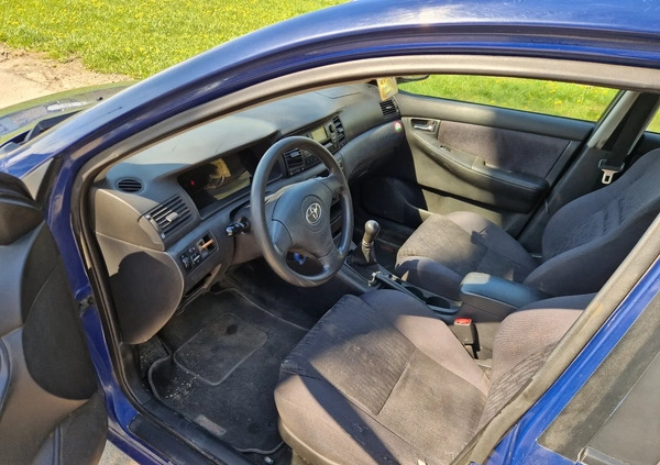 Toyota Corolla cena 4700 przebieg: 258000, rok produkcji 2003 z Żelechów małe 106